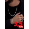 Erkek Gümüş Kolye Bileklik Set - Yassı Ezme Kral Gümüş Bileklik Set Erkek Gümüş Kolye Bileklik Set - Yassı Ezme Kral Gümüş Bileklik Set