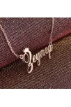 Kral Taç Yazılı Imza Rose Renk Bayan Gümüş Kolye Zincir Gklrosısımt Kral Taç Yazılı Imza Rose Renk Bayan Gümüş Kolye Zincir Gklrosısımt