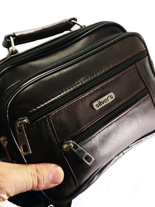Silver’s Marka Hakiki Deri Erkek Deri Çanta Çelik Kasalı Orta Boy Silver’s Marka Hakiki Deri Erkek Deri Çanta Çelik Kasalı Orta Boy