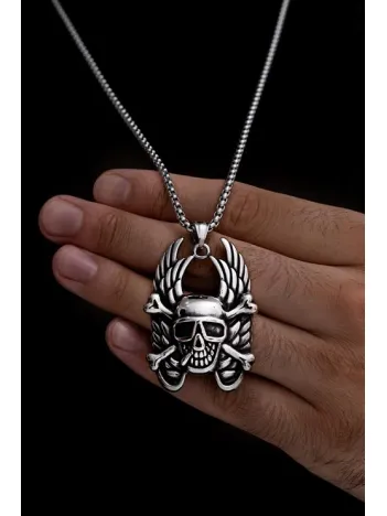 OttoMan Hayalet Sürücü Çelik Erkek Kolye Zincir OttoMan Hayalet Sürücü Çelik Erkek Kolye Zincir