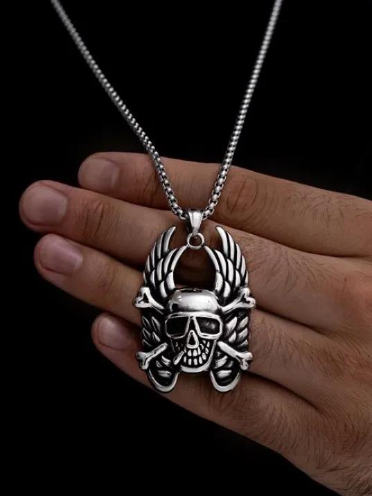 OttoMan Hayalet Sürücü Çelik Erkek Kolye Zincir