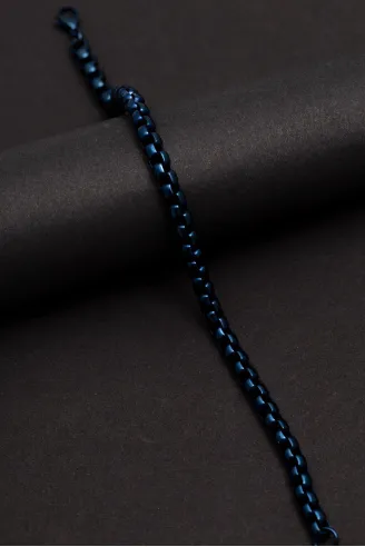 Erkek Çelik Bileklik - Ottoman 5.5mm Polo Erkek Bileklik Künye Ince Model