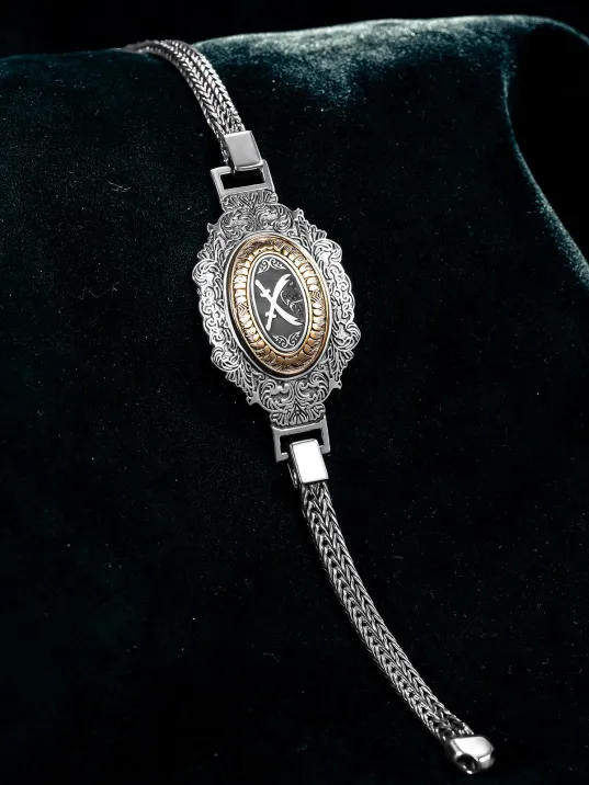 Erkek Gümüş Bileklik - Çift Hz. Ali Zülfikar Kılıcı Tilki Kuyruğu Zincirli 925 Ayar Erkek Bileklik Erkek Gümüş Bileklik - Çift Hz. Ali Zülfikar Kılıcı Tilki Kuyruğu Zincirli 925 Ayar Erkek Bileklik