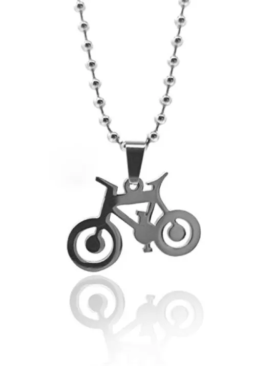 OttoMan Bisiklet Model Çelik Erkek Kolye Zincir CKLGMSBSKLT