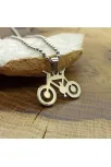 OttoMan Bisiklet Model Çelik Erkek Kolye Zincir CKLGMSBSKLT