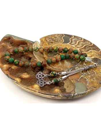 Tibet Akiği Doğaltaş Tespih Tibet Akiği Doğaltaş Tespih