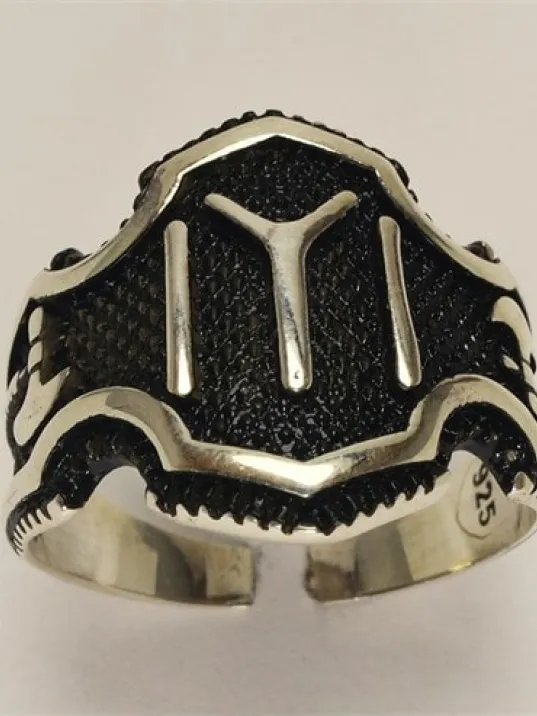 Iyı Ertuğrul Kayı Gümüş Erkek Yüzük