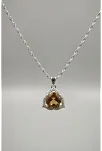 Kadın Gümüş Kolye Küpe Set - Nera Model Zultanit Taşlı Kadın Gümüş Set
