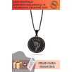 Başak Burcu Kolyesi Çelik Kolye Siyah Polo Zincir Cklbasakbr1-syh