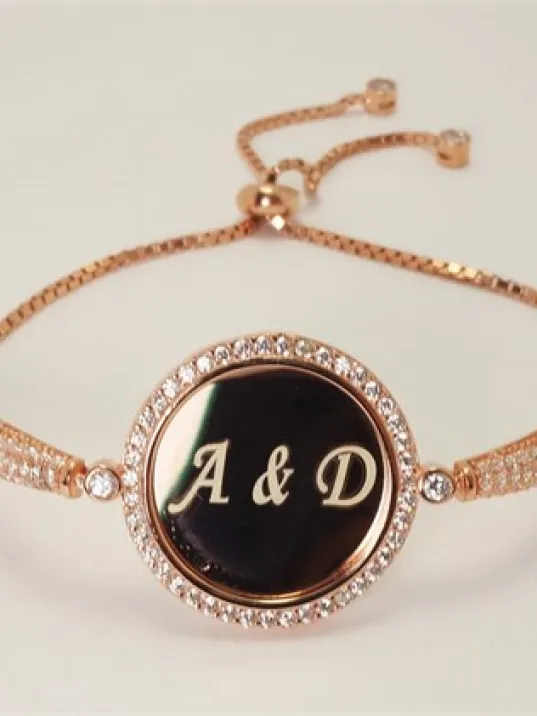 Kadın Gümüş Altın Renk Suyolu Bileklik Bilezik