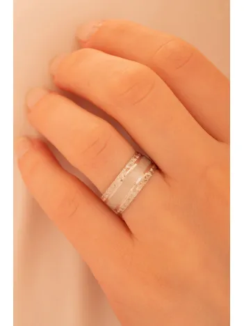 Ares Model Erkek Gümüş Tek Alyans Yüzük Nişan Söz Yüzüğü