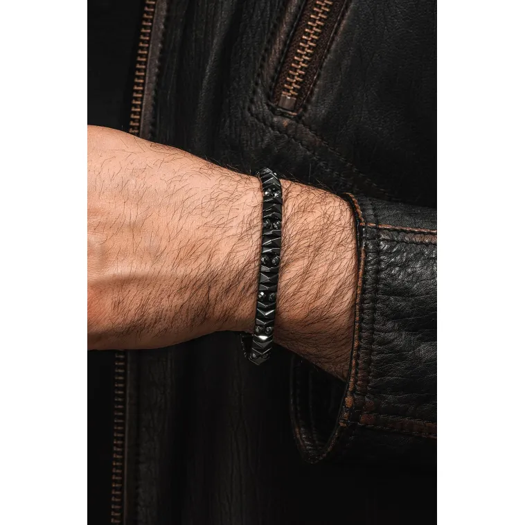 Erkek Kadın Doğal Taş Bileklik - Siyah Hematit Doğal Taşlı Makrome Yuvarlak Model 2 Unisex Bileklik Erkek Kadın Doğal Taş Bileklik - Siyah Hematit Doğal Taşlı Makrome Yuvarlak Model 2 Unisex Bileklik