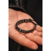 Erkek Kadın Doğal Taş Bileklik - Siyah Hematit Doğal Taşlı Makrome Yuvarlak Model Unisex Bileklik Erkek Kadın Doğal Taş Bileklik - Siyah Hematit Doğal Taşlı Makrome Yuvarlak Model Unisex Bileklik