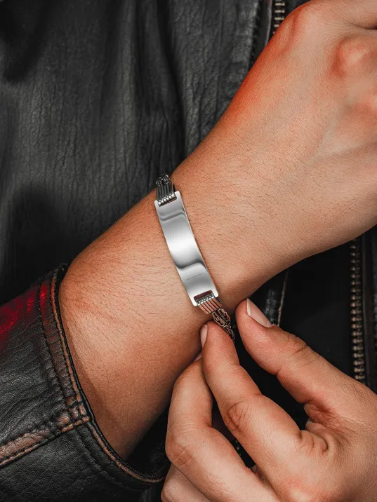 Erkek Gümüş Bileklik - İsim Yazılan 2.8 mm Çift Yuvarlak Kral Zincir Erkek Bileklik Erkek Gümüş Bileklik - İsim Yazılan 2.8 mm Çift Yuvarlak Kral Zincir Erkek Bileklik