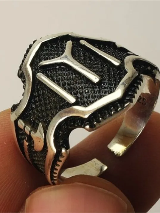 Iyı Ertuğrul Kayı Gümüş Erkek Yüzük