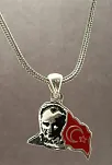 Atatürk Ve Ay Yıldız’lı Gümüş Erkek Kolye Zincir