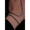 Erkek Gümüş Kolye Bileklik Set - 3mm Pullu Arnavut Zinciri Gümüş Kolye Bileklik Set Erkek Gümüş Kolye Bileklik Set - 3mm Pullu Arnavut Zinciri Gümüş Kolye Bileklik Set