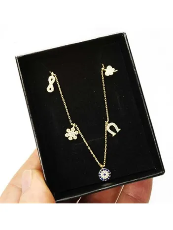 Şans Kolyesi At Nalı Yusufcuk Bayan Gümüş Kolye