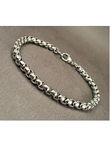 OttoMan Steel 5mm Polo Çelik Erkek Bileklik Künye Orta Kalınlıkta