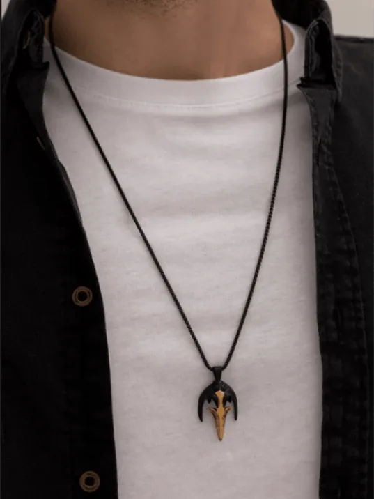 Erkek Kolye - Kartal Pençesi Model Erkek Çelik Kolye - 316 L Paslanmaz Çelik