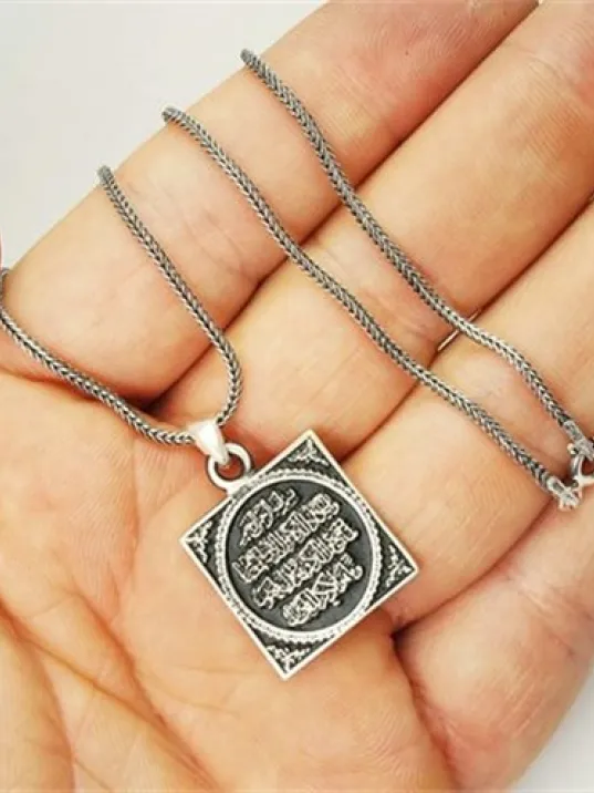 Kıtmir Erkek Gümüş Kolye Zincir