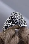 Gümüş Renk Örme Desen İşlemeli Özel Seri Erkek Gümüş Yüzük Gümüş Renk Örme Desen İşlemeli Özel Seri Erkek Gümüş Yüzük