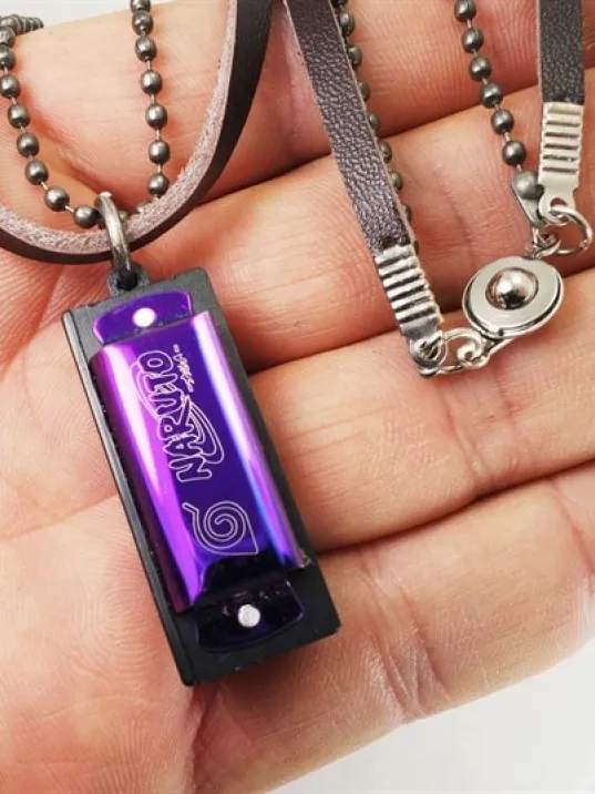 Mızıka Kolye Deri Erkek Kolye Mızıka Kolye Deri Erkek Kolye