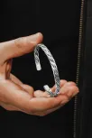 Erkek Gümüş Bileklik - El Yapımı Kane Model Erkek Bileklik Kelepçe Her Bileğe Uyar Erkek Gümüş Bileklik - El Yapımı Kane Model Erkek Bileklik Kelepçe Her Bileğe Uyar