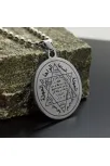 Hz. Süleyman Mührü Erkek Bayan Çelik Kolye Zincir CKLGMSSLMHR