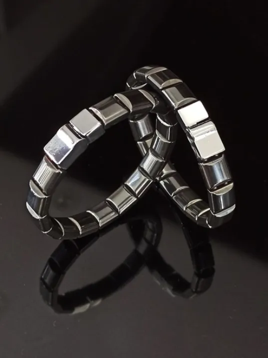 Hematit Doğaltaş Erkek Bileklik TBL1031HMTT-SYH