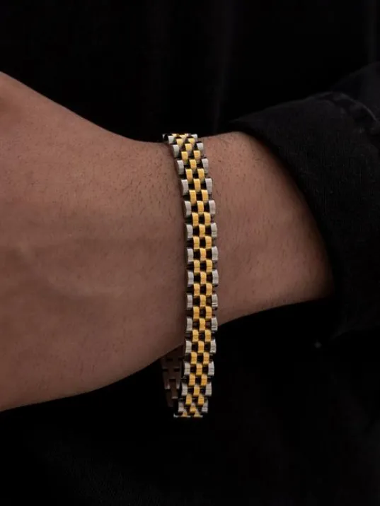 Erkek Çelik Bileklik - Saat Kordonu Model Çelik Bileklik