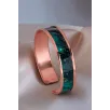 Kadın Bakır Bileklik - Arianna Model Özel Baskı Metal Kutu Ve Kuvars Taşı Kadın Bakır Bileklik - Arianna Model Özel Baskı Metal Kutu Ve Kuvars Taşı