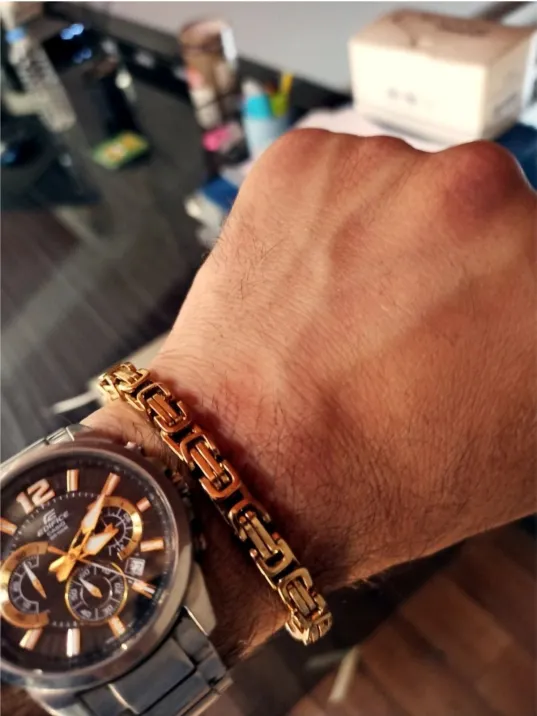 7mm Erkek Kral Çelik Bileklik 7mm Erkek Kral Çelik Bileklik