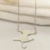 Kadın Kedi Model 925 Ayar Gümüş Kolye (14 Şubat Sevgililer Günü Hediyesi)