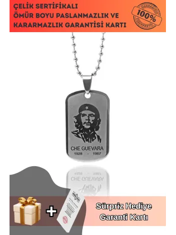 Che Çelik Erkek Bayan Kolye