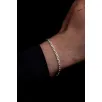 Erkek Gümüş Bileklik - 3.5 mm Forse Zincir Gümüş Bileklik Erkek Gümüş Bileklik - 3.5 mm Forse Zincir Gümüş Bileklik
