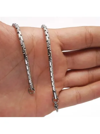 Elegant Çelik Erkek Kolye Zincir