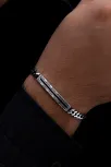 Erkek Gümüş Bileklik - Monako Gurmet Zincirli Oksitli Model Gümüş Bileklik Erkek Gümüş Bileklik - Monako Gurmet Zincirli Oksitli Model Gümüş Bileklik