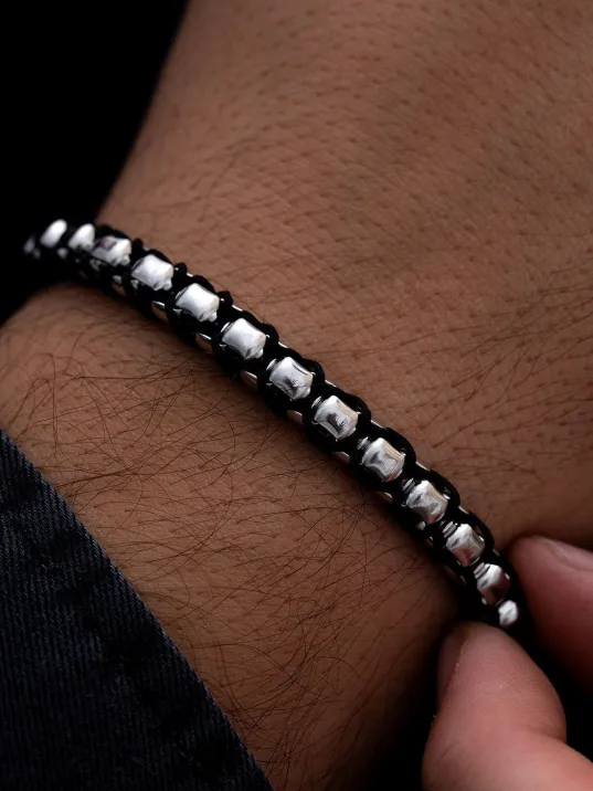 Erkek Çelik Bileklik - 7mm Polo Model Erkek Bileklik