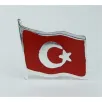 Türk Bayrağı Mineli Gümüş Rozet Türk Bayrağı Mineli Gümüş Rozet