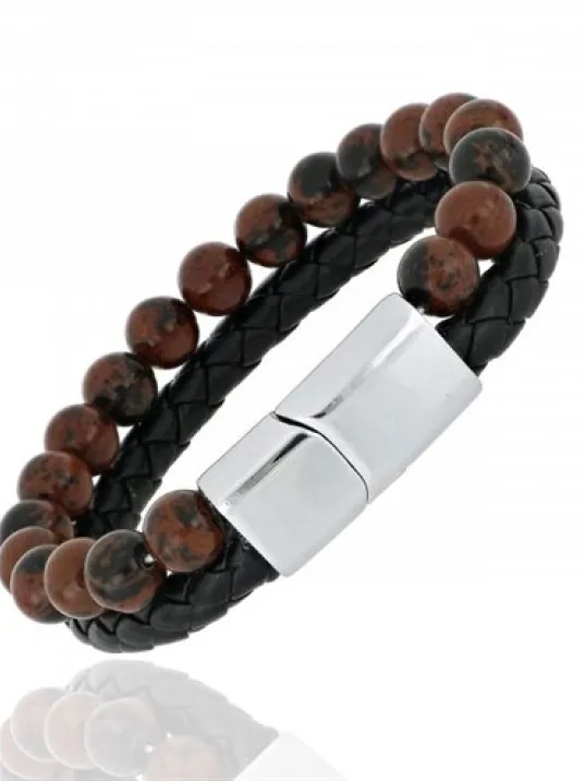 Doğal Taşlı Şahin Gözü Deri Bileklik DBLTPRSAHIN Doğal Taşlı Şahin Gözü Deri Bileklik DBLTPRSAHIN