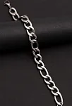 Erkek Çelik Bileklik Figaro Çelik Bileklik 10 Mm Kalın Model