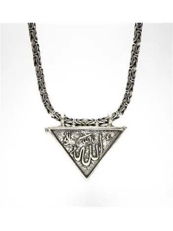 Erkek Gümüş Muskalık Cevşen Haznesi Kral Zincirli