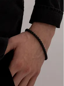 Erkek Çelik Bileklik - Ottoman 5.5mm Polo Erkek Bileklik Künye İnce Model