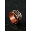 Kadın Bakır Bileklik Yüzük Set - Nikita Model Özel Baskı Metal Kutu Ve Kuvars Taşı Kadın Bakır Bileklik Yüzük Set - Nikita Model Özel Baskı Metal Kutu Ve Kuvars Taşı