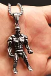 Ottoman Fitness Bodybuilding Erkek Çelik Kolye Zincir