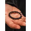 Erkek Kadın Doğal Taş Bileklik - Siyah Hematit Doğal Taşlı Makrome Gotik Tarz Model Unisex Bileklik Erkek Kadın Doğal Taş Bileklik - Siyah Hematit Doğal Taşlı Makrome Gotik Tarz Model Unisex Bileklik