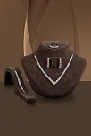 Ahsen Gümüş Su Yolu Set - Bileklik,Yüzük,Küpe,Kolye