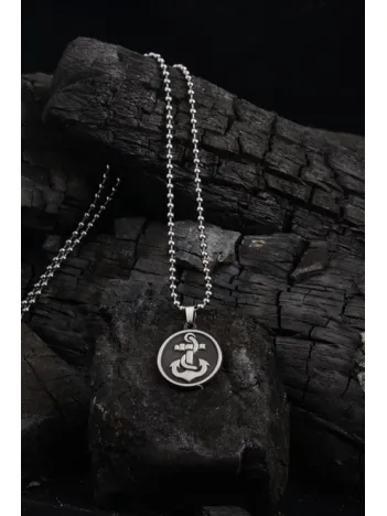 OttoMan Gemi Çapası Erkek Çelik Zincir Kolye CKLGEMICAPA-GMS OttoMan Gemi Çapası Erkek Çelik Zincir Kolye CKLGEMICAPA-GMS