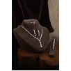 Hürrem Su Yolu Gümüş Bayan Set - Kolye, Bileklik, Küpe, Yüzük Hürrem Su Yolu Gümüş Bayan Set - Kolye, Bileklik, Küpe, Yüzük